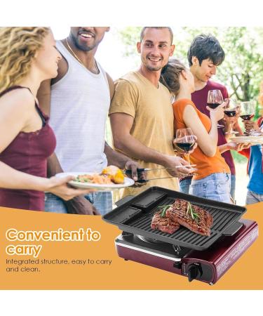 HAMIL Nonstick Frying Pan - Round Skillet Grill Pan - Griddle Nonstick Stove Top Grill Pan Kitchen Cookware for Vegetables Steak Meats Stove Top and Kitchen - Buy Online on GoSupps.com