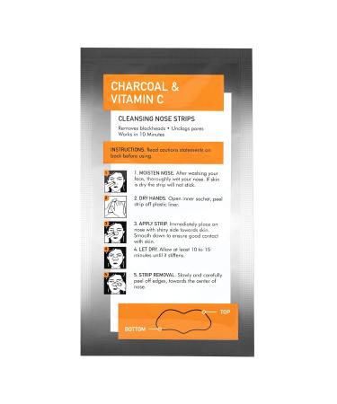 Global Beauty Care 18 Premium Nose Cleansing Strips | Activated Charcoal & Vitamin C Blackhead Remover - International Shipping - Buy Online on GoSupps.com