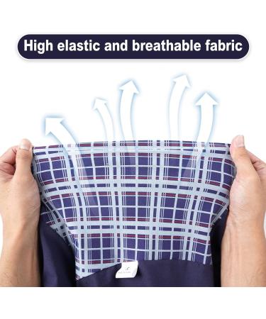 Heywean Long-Sleeved Dog Recovery Suit | Post-Op Zipper Bodysuit for Dogs | Comfortable Relaxation Outfit After Surgery | XS Blue Checkered - Buy Online on GoSupps.com