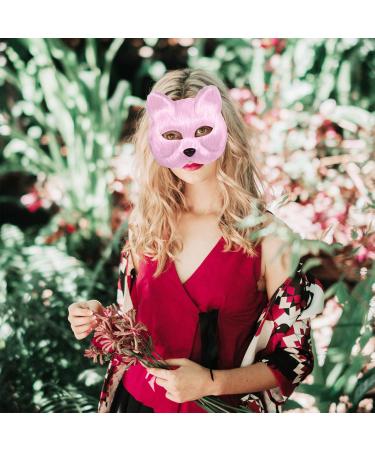 Buy Abaodam 5pcs Plush Fox Mask - Perfect for Halloween Cosplay & Parties | International Shipping Available - Buy Online on GoSupps.com