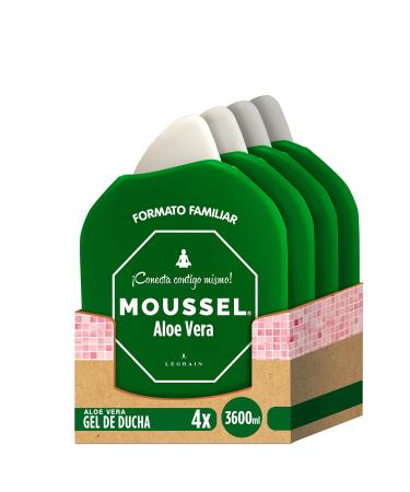 MOUSSEL Moussel Purifying Shower Gel with Aloe Vera Family Size 900 ml Pack of 4
