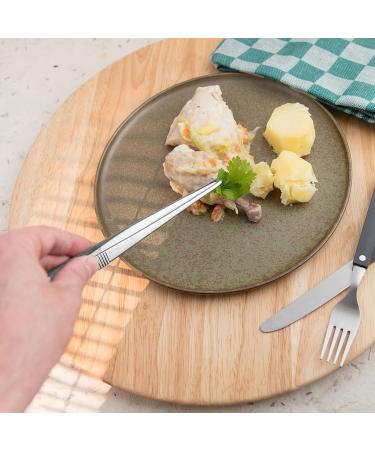 Extra Long Stainless Steel Tweezers 30cm - Precision Toothed Tip for Aquascaping Gardening Cooking & Industrial Use - Buy Online on GoSupps.com