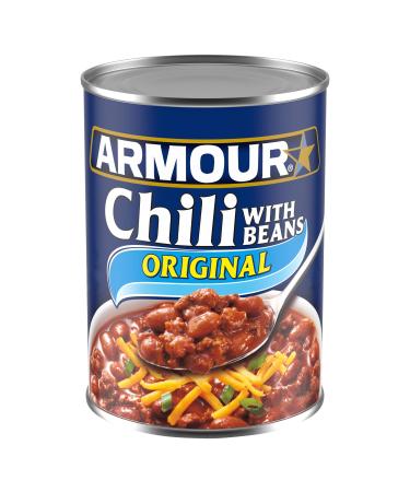 Armour Star Chili With Beans, 14 oz. (Pack of 12) Chili with Beans 15 Oz