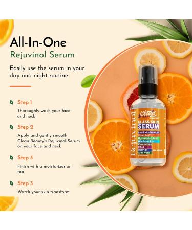 Snail Mucin Anti-Aging Facial Serum | Vitamin C Hyaluronic Acid Niacinamide Retinol | Pack of 2 - Moisturizing Glass Skin Serum for Radiant Glow - Buy Online on GoSupps.com