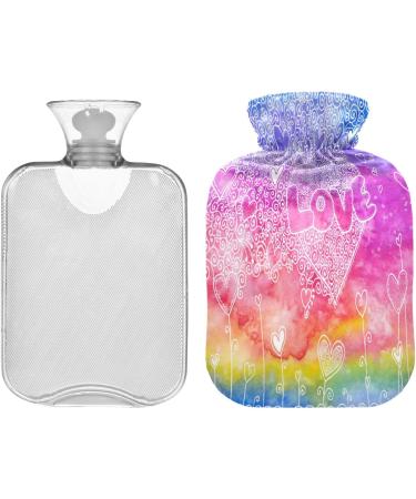 Valentine's Day Hearts Hot Water Bottle - 2L Heating Pad for Pain Relief & Arthritis Warmth - Buy Online on GoSupps.com