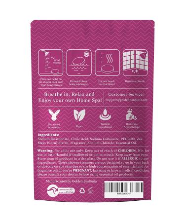 GoldenBauhinia Shower Steamers Aromatherapy - 16 Count Jasmine Shower Bombs for Stress Relief and Relaxation - Buy Online on GoSupps.com