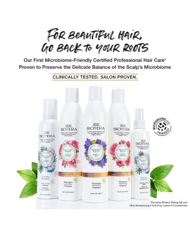 BIOTERA Ultra Thick & Full Sheer Volume Shampoo and Conditioner - Vegan, Microbiome Friendly for Fine/Limp Hair - 32 Fl Oz - Buy Online on GoSupps.com