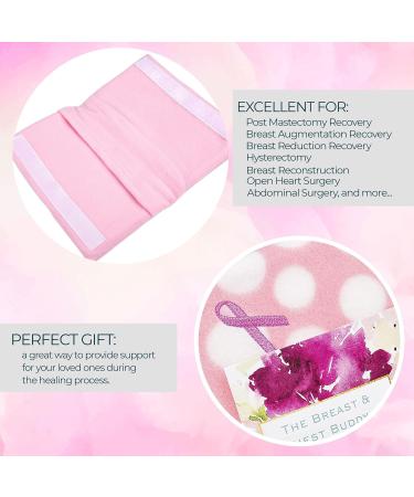 Breast and Chest Buddy Seatbelt Cushion for Mastectomy & Reconstruction | Polka Dots & Ribbon Design - Buy Online on GoSupps.com