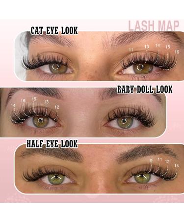 Goddvenus Lash Clusters Kit | Wispy Lash Extensions & Waterproof DIY Eyelashes | 192 Natural Individual Clusters with Glue & Tweezers - Buy Online on GoSupps.com