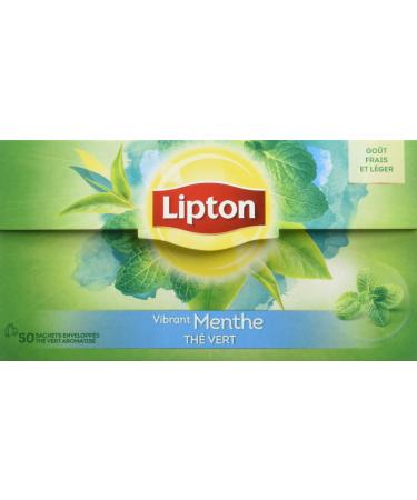 Lipton Th Vert Menthe 50 Sachets 80g Version 2022