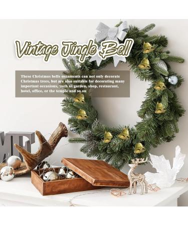 100 Pieces Vintage Bronze Craft Bells for Wind Chimes & Decor - Small Hanging Ornaments for Dog Potty Training & Wedding Decor - Buy Online on GoSupps.com