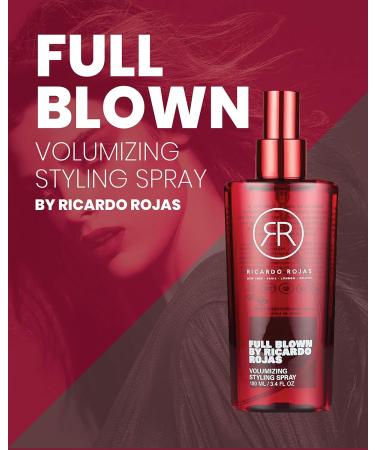Haircare Full Blown Volumizing Styling Spray | Adds Natural Volume During Blow Dry | Heat Protection | Keratin Yerba Mate Rosemary | 3.4 fl oz/100 mL - Buy Online on GoSupps.com