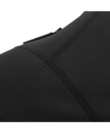 Shoulder Stability Brace - Double Support for Injury Prevention | Sweat-Wicking Black Brace for Running (S) - International Shipping Available - Buy Online on GoSupps.com