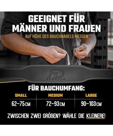 Premium Floodiam Weight Lifting Belt for Men & Women | Quick Adjustment Real Leather Gym Belt | Perfect for Weightlifting & Bodybuilding | Shop Now! - Buy Online on GoSupps.com