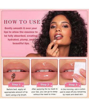 AWCCXMYM 4 PCS Bee Lip Balm Honey Pot Hydrating & Preventing Dry Honey Balm Lip Balm Honey Strawberry Collagen Chocolate Moisturizing Lip Sleeping Mask with Sticks 4pcs(Honey & Strawberry & Collagen & Chocolate) - Buy Online on GoSupps.com