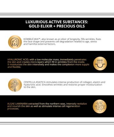 Eveline Cosmetics Gold Lift Expert 40+ Face Firming Cream Serum with 24K Gold - Youthful Skin & Anti-Aging Solution International Shipping Available - Buy Online on GoSupps.com