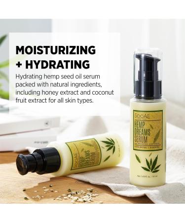 Soo AE Hemp Dreams Serum - Hydrating Hemp Seed Oil for Smooth Skin | International Shipping - Buy Online on GoSupps.com