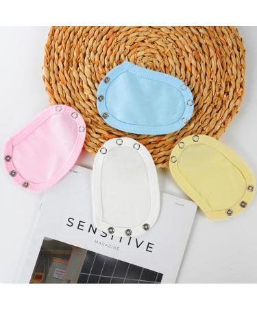 Aolso Baby Bodysuit Extender 4pcs Set - Maximize Baby Clothes Lifespan - White/Yellow/Pink/Blue - Buy Online on GoSupps.com