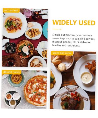 Ciieeo 8 Pcs Sauce Dish Pinch Bowls Seasonings Ceramic Dish Pinch Bowls for Spices Dishes for Cooking Seasoning Bowl Ice Cream Bowl Grill Seasoning Ceramics Small Saucer Three-Dimensional 9X9X4CMx2pcs Pinkx2pcs - Buy Online on GoSupps.com