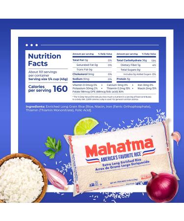 Mahatma Extra-Long-Grain 10lb Rice Bag - Gluten-Free & Non-GMO White Rice Bulk - Buy Online on GoSupps.com