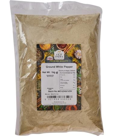 Old India Cracked Black Pepper 1 Kg & Ground White Pepper 1kg + White Pepper 1kg Pepper 1 kg (Pack of 1) - Buy Online on GoSupps.com