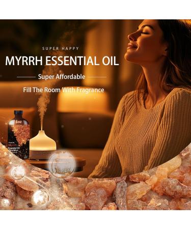 Fresh Linen Essential Oil 8 Fl Oz and Myrrh Essential Oil 4 Fl Oz for Diffuser Humidifier Yoga Cleaning DIY Candle Soap Making Perfume Gift for Essential Oils - Buy Online on GoSupps.com