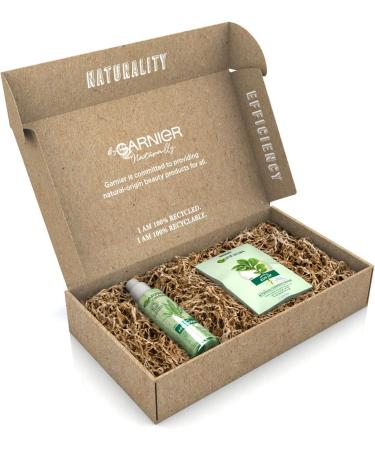 Garnier Organic Lemongrass Gel Wash and Konjac Sponge Deep Cleansing & Exfoliating Set for Healthy Glowing Skin - Suitable for Normal Combination & Sensitive Skin - Buy Online on GoSupps.com