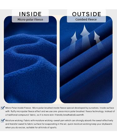 ALAVIKING Men's Blue Zip up Hoodie | Antistatic Fabric, Athletic Fleece, Size S-3XL - Buy Online on GoSupps.com