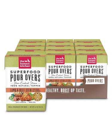 The Honest Kitchen Superfood POUR OVERS - Slow Cooked Dog Food Topper & Meal Enhancer Pumpkin 5.5 Ounce (Pack of 12) - Buy Online on GoSupps.com