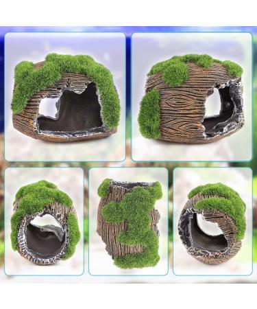 Shop Aquarium Decoration - Realistic Moos Deko Resin Cave Ornament for Fish & Shrimp | 3.34 x 2.55 x 2.75 inches - B-green - Buy Online on GoSupps.com