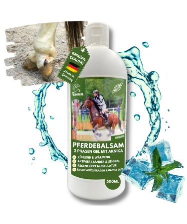 Refreshing Horse Balm 500ml Arnica Gel Extra Strength Gel I Horse Balm Tendons Ligaments & Muscles I Arnica Horse Ointment Cream Muscle Massage Gel for Horse Dog