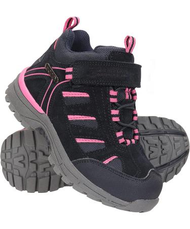 Mountain Warehouse Drift Junior Kids Hiking Boots - Waterproof Navy Shoes - Size 12 Little Kid - Buy Online on GoSupps.com