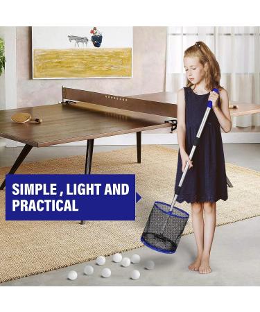BESPORTBLE Pingpong Ball Retriever - Blue Table Tennis Ball Pick Up Net Bag for Training - Buy Online on GoSupps.com