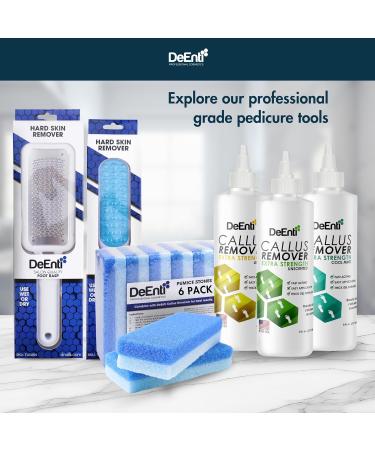 DeEnti Metal Foot Rasp - Professional Stainless Steel Callus Remover Lightweight Foot Scrubber for Salon-Quality Manicure & Pedicure - Buy Online on GoSupps.com