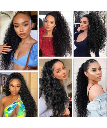 Long Curly Drawstring Ponytail Extension for Women Clip in Ponytail Hair pieces Synthetic Long Curly Wavy Clip in Pony tail Hair Extensions for Daily Party Use (26 Inch Golden Brown) - Buy Online on GoSupps.com