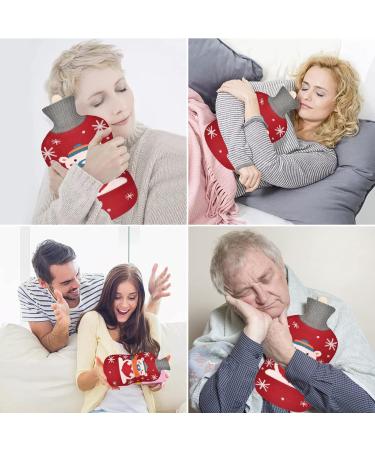 2L Heat Bottle with Animal Cover - Removable & Washable Hot Water Bottle for Winter | Perfect Christmas Gift for Friends & Family - Buy Online on GoSupps.com