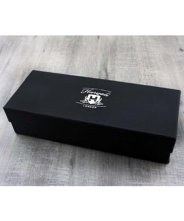 Classic Men's Shaving Set - Straight Razor Silver Tip Brush Leather Strop & Scissors | Premium Gift Box f r Men's Grooming - Buy Online on GoSupps.com