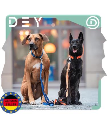 Buy Dey Premium 2m Dog Leash - 3-Way Adjustable Nylon for All Dog Sizes Multiple Colors | Ideal Puppy Guide Line - XS Black - Buy Online on GoSupps.com
