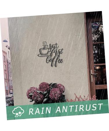 Zerodeko Coffee Letter Decoration Home Decor Wall Art Coffee Signs Mug Home Wall Decoration Wall Hanging Iron - Buy Online on GoSupps.com