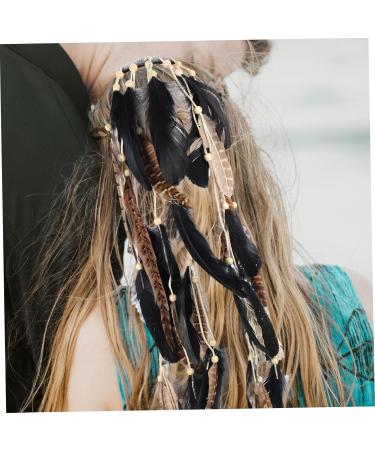 SKISUNO Hair Accessories Women Hair Accessories Headdress Exquisite Plume Headdress Elegant Headbands for Women Party Plume Headbands Decorative Plume Headbands Party Favors - Buy Online on GoSupps.com