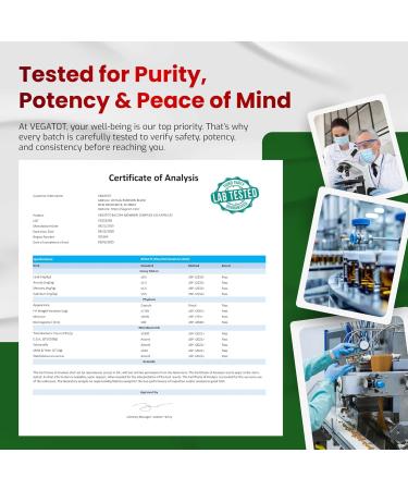 VEGATOT Premium Organic Bacopa Monnieri Complex 10-in-1 Formula with Magnesium, Vitamin B6, L-Theanine, Alpha-GPC & Ashwagandha Supports Memory, Focus & Clarity 150 Capsules 150 count (pack of 1) - Buy Online on GoSupps.com