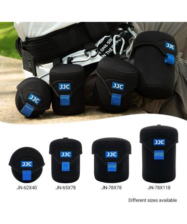 JJC Water Resistant Neoprene Lens Pouch for Mirrorless Lenses - Canon EF-M 22mm, Sony E PZ 16-50mm, Fujifilm XF27 - 2.4 x 1.6 Inches - Buy Online on GoSupps.com