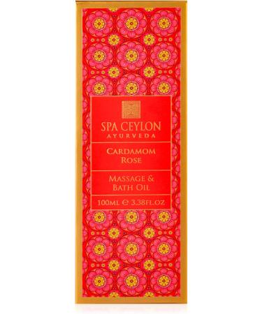 Buy Spa Ceylon Cardamom Rose Massage & Bath Oil | Soothing Natural Body Oil for Relaxation | Professional Massage Oil for Therapy - Buy Online on GoSupps.com