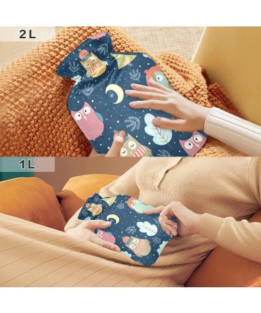 Buy BPA-Free 1L Hot Water Bottle with Lid | Small Pain Relief & Cold Compress - Buy Online on GoSupps.com