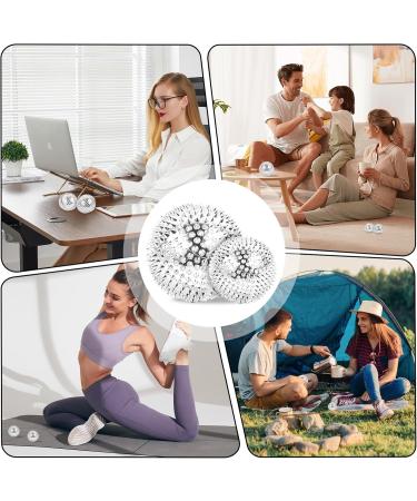 16-Piece Magnetic Acupressure Massage Set | Stress Relief & Hand Exercise | Includes 6 Magnetic Massage Balls & 10 Finger Rings - Buy Online on GoSupps.com