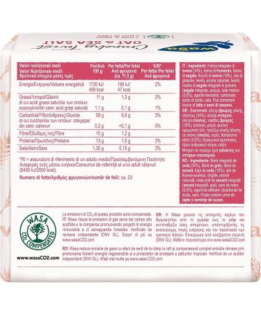 Wasa Crunchy Twist Oat & Sea Salt Whole Grain Cracker with Oatmeal Oatmeal & Sea Salt 265g + Italian Gourmet Polpa di Pomo - Buy Online on GoSupps.com