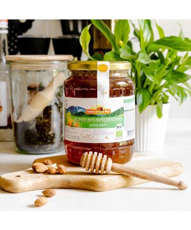 Organic Raw Forest Honey 1000g | Pure Unheated Natural Beekeeping with Pollen & Beeswax - International Shipping Available - Buy Online on GoSupps.com