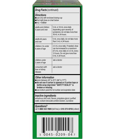Zyrtec 24 Hr Children's Allergy Syrup - Sugar-Free Grape - Twin Pack 4 fl. oz - Buy Online on GoSupps.com