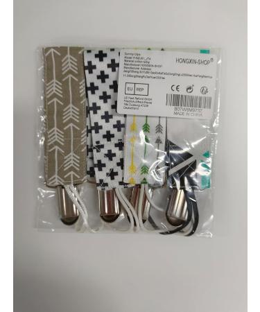 Buy Cotton Pacifier Chains for Newborns - 4 Pack Baby Pacifier Band for Girls & Boys - Buy Online on GoSupps.com