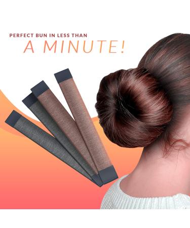 Womens Hair Bun Maker French Twist Snap by Andlane - Black & Brown Set - Buy Online on GoSupps.com